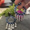 Sapphire & Diamond Earrings