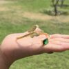 Butterfly Brass Bracelet- Green - Image 2