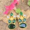 Deep Green Diopside Studs - Image 2